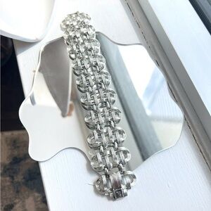Vintage Coro Elegant Silver Bracelet